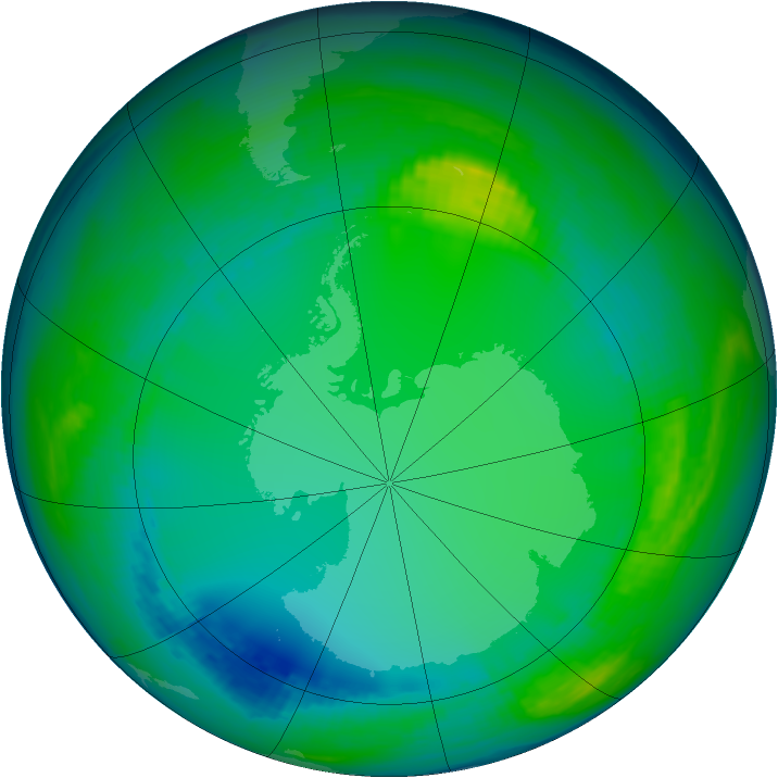 Ozone Map 2002-07-16